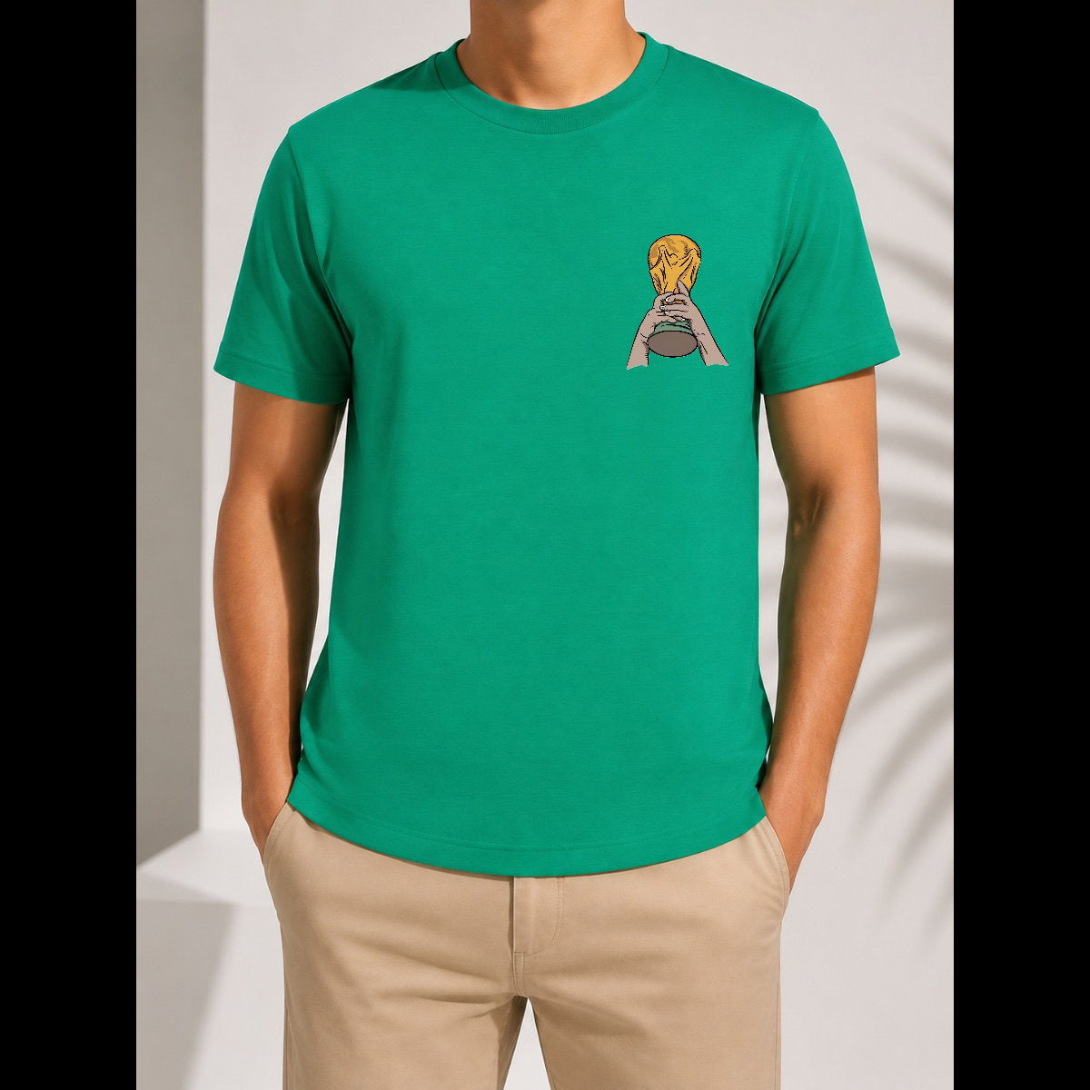 Golden Football Trophy Design