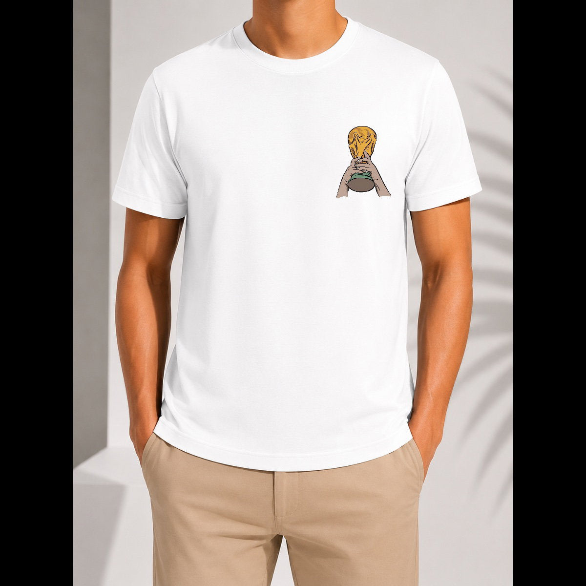 Golden Football Trophy Design