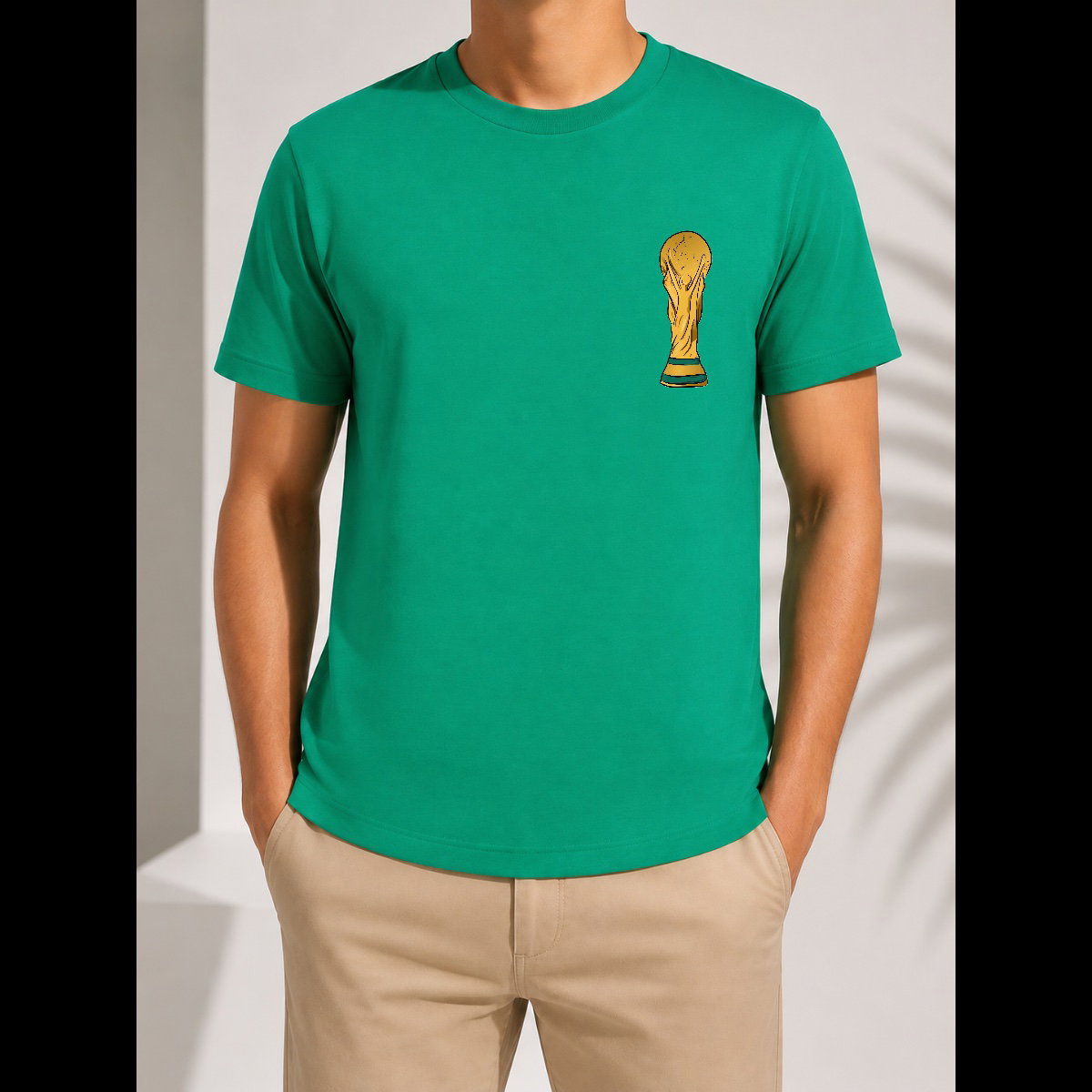 Golden Champion Trophy Design