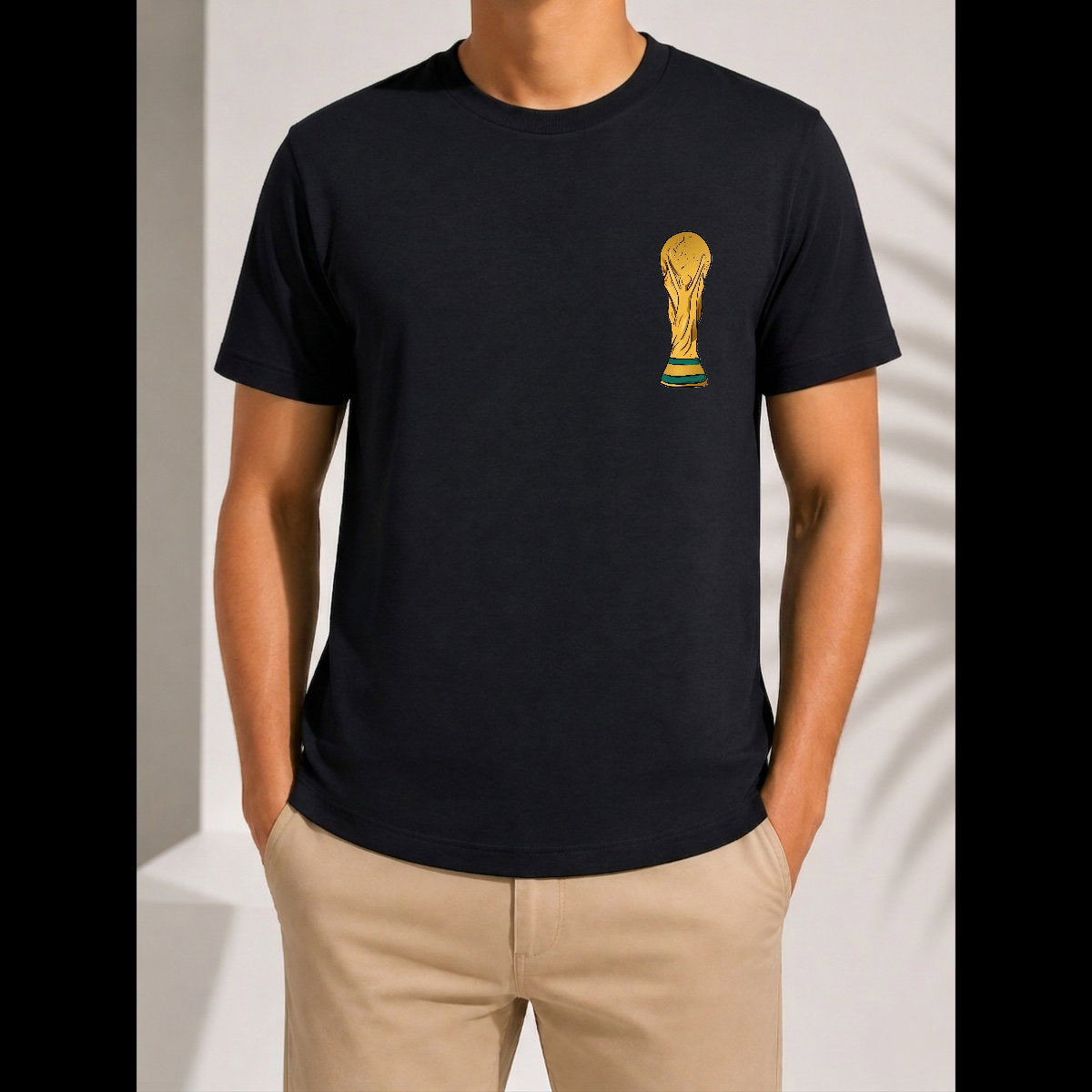 Golden Champion Trophy Design
